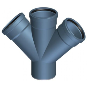 Polo Kal-NG Doubles Branches 180° DN 110 PKDA of different sizes